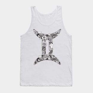 Gemini Zodiac Sign Tank Top